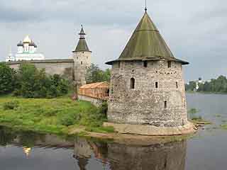  Pskov:  Pskovskaya Oblast':  Russia:  
 
 Pskov defensive walls